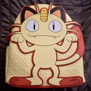 Pokémon Meowth Cosplay Mini Loungefly Backpack